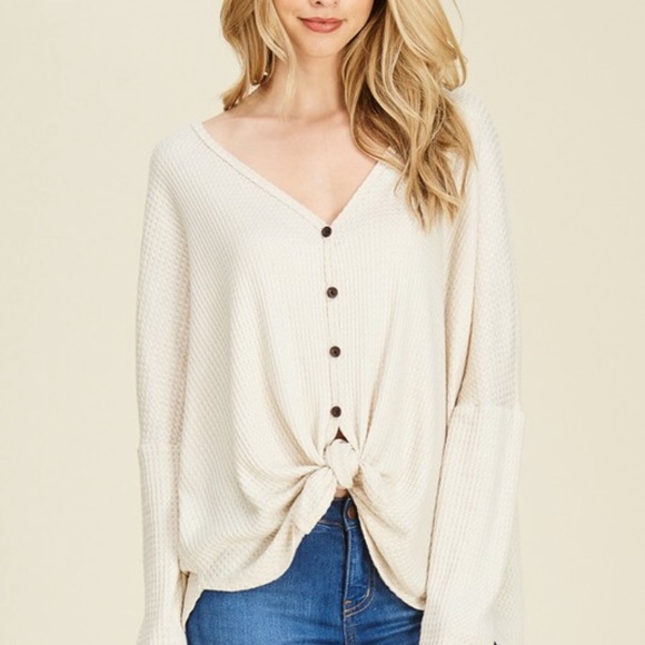 ❗️One Left❗️NWT Long Sleeve Solid Knit Top - Picture 5 of 5